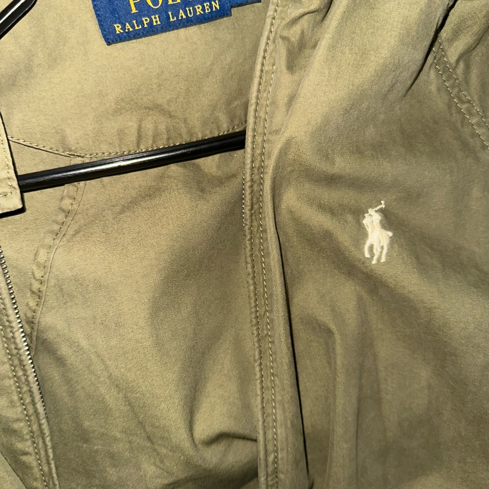 Polo by Ralph Lauren Olive Green Lightweight Jacket with White Pony